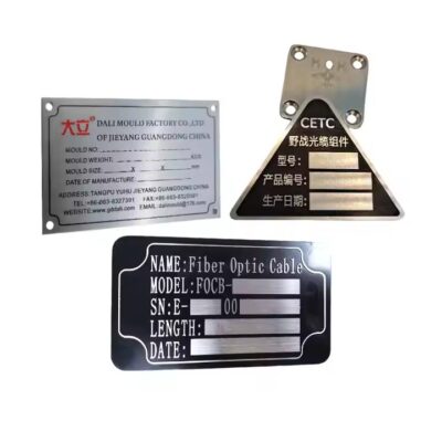 Industrial Metal Tags for Equipment and Facility Labeling

