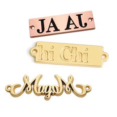 Engraved Metal Tags with Custom Text and Serial Numbers