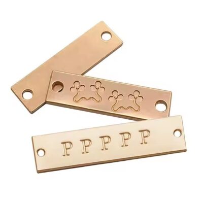 Engraved Metal Tags with Custom Text and Serial Numbers