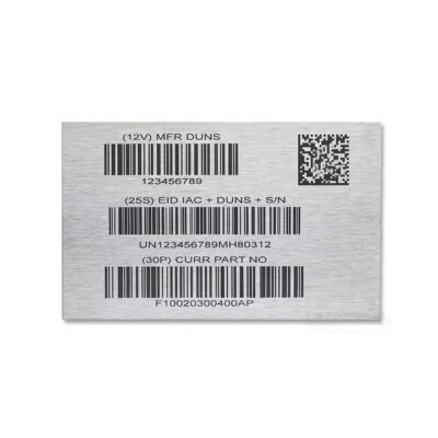 Engraved Metal Electrical Panel Tags for Circuit and Control Labeling