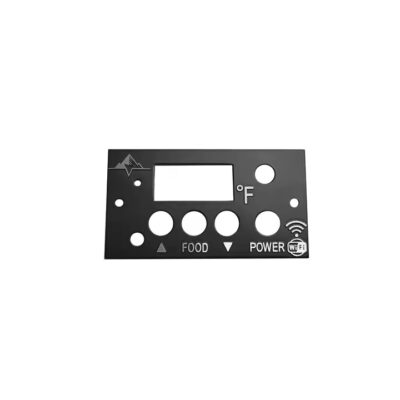 Embossed 3D Aluminum Electrical Panel Tag with Raised Text
