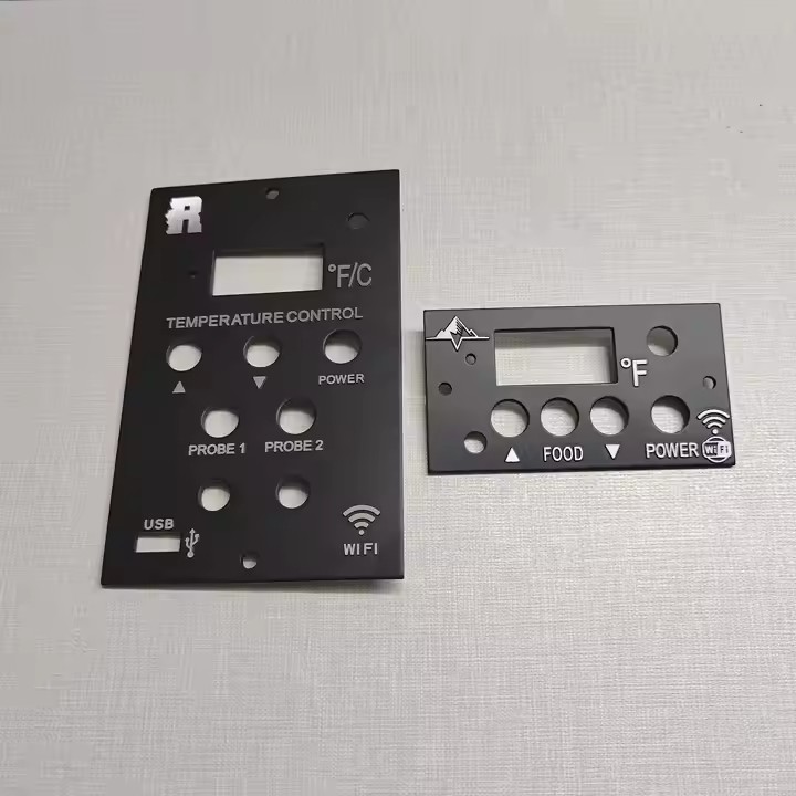 Embossed 3D Aluminum Electrical Panel Tag with Raised Text