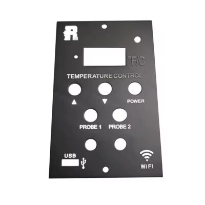 Embossed 3D Aluminum Electrical Panel Tag with Raised Text