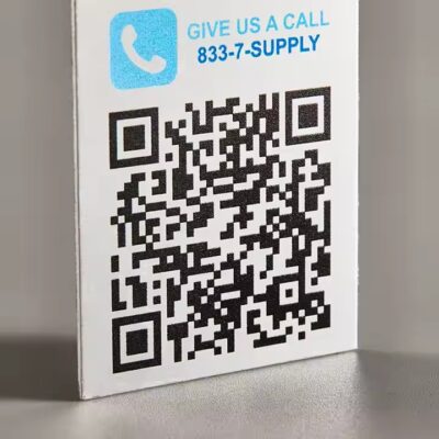 Low-Cost Laser Engraved Metal Barcode and QR Code Tags
