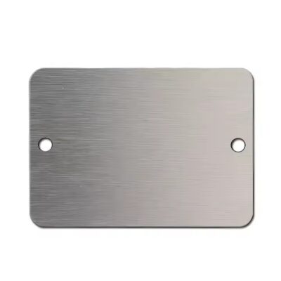 Custom Blank Aluminum Tags with Hole or Chain