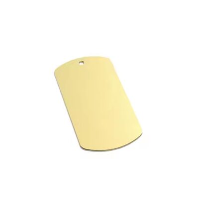 Wholesale custom blank brass and copper tags