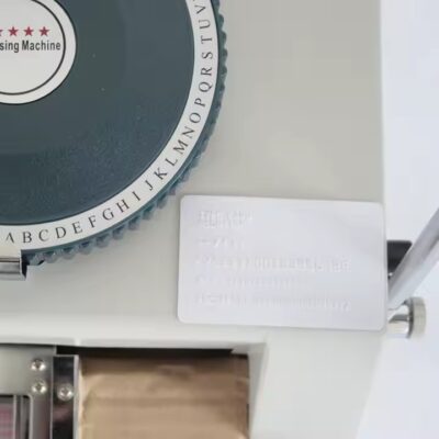 Custom blank stamped metal tag with durable finish