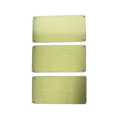 Custom Colored Blank Metal Name Tags for Personal Identification