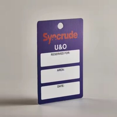 Aluminum Industrial Tags for Machinery Equipment Labeling
