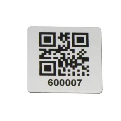 Laser Printed QR Code and Barcode Aluminum Tree Tag