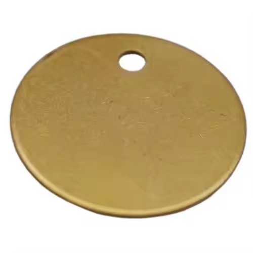 Custom Blank Brass Tags for Engraving and Labeling