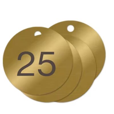 Custom Blank Brass Tags for Engraving and Labeling