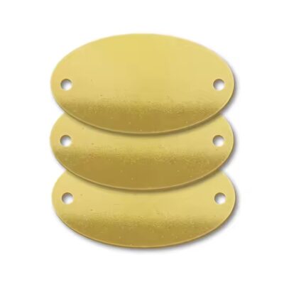 Custom Blank Brass Tags for Engraving and Labeling