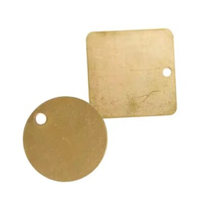 Custom Blank Brass Tags for Engraving and Labeling