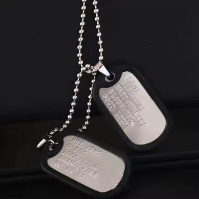 Hot-Selling Craft Metal Tags with Hole or Chain