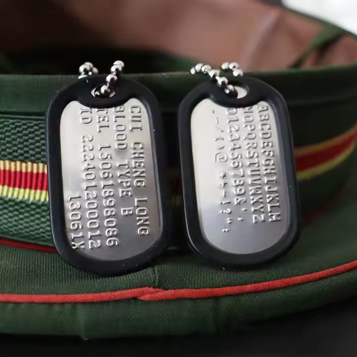 Hot-Selling Craft Metal Tags with Hole or Chain