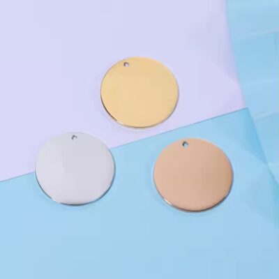 Blank Metal Dog Tag Pendants for Wholesale Custom Engraving