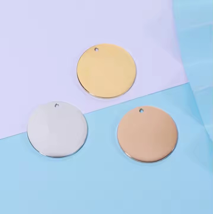 Blank Metal Dog Tag Pendants for Wholesale Custom Engraving