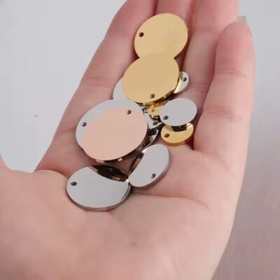 Blank Metal Dog Tag Pendants for Wholesale Custom Engraving