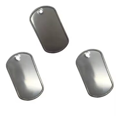 Necklace Metal Tags with Hole or Chain