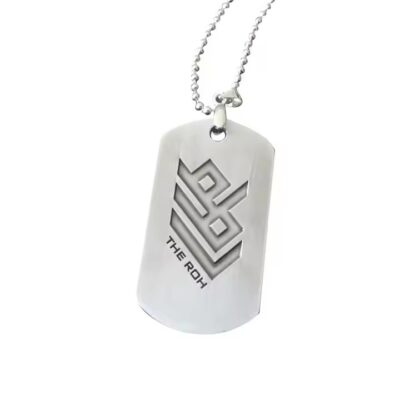 Necklace Metal Tags with Hole or Chain