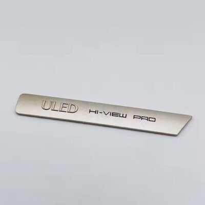 High-quality custom engraved metal tag for brand identification
