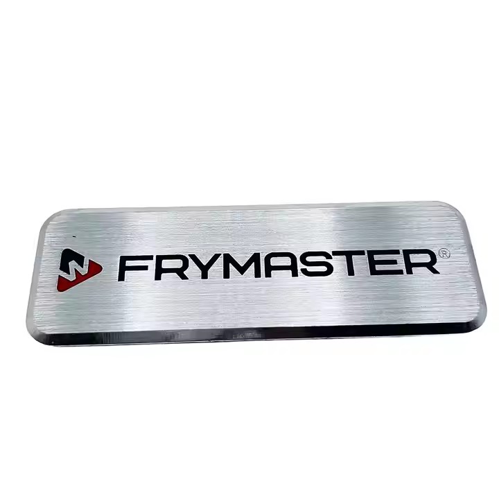 High-quality custom engraved metal tag for brand identification