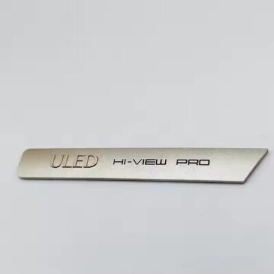 High-quality custom engraved metal tag for brand identification