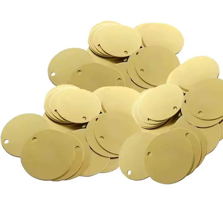 Round Stainless Steel Valve Tag