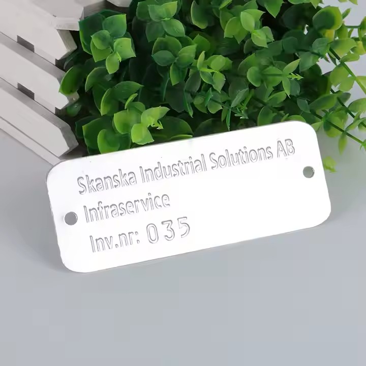 Factory Direct Etched Metal Tags for Branding and Industrial Labeling