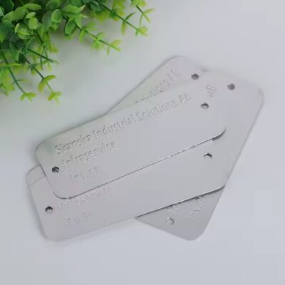 Factory Direct Etched Metal Tags for Branding and Industrial Labeling