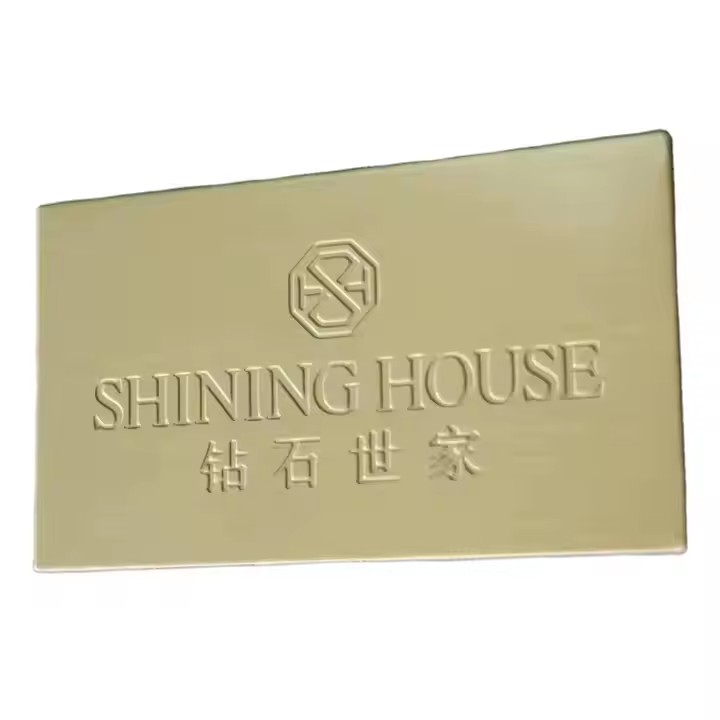 Corrosion-resistant stainless steel etched metal tag with custom engraving