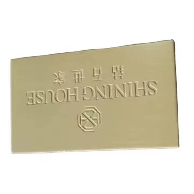Corrosion-resistant stainless steel etched metal tag with custom engraving