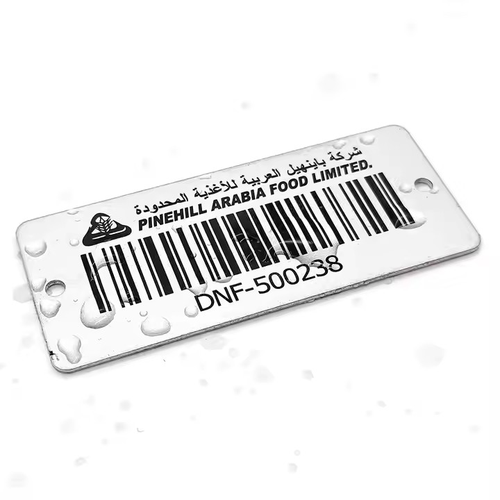 Fire-Resistant Durable Custom Industrial Metal Tags