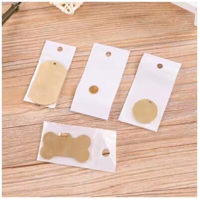 Laser Engraved Gold Brass and Copper Tags for Custom Use