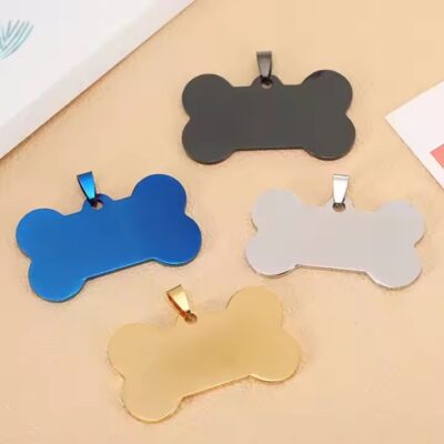 Laser Engraved Metal Pet ID Tag
