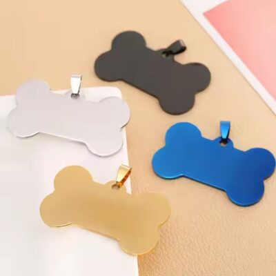 Laser Engraved Metal Pet ID Tag