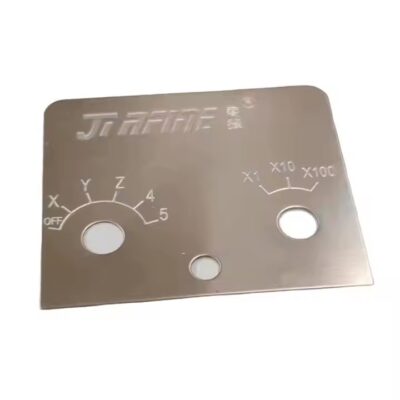 Metal Electrical Panel Tag for Machinery Part Identification