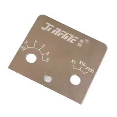 Metal Electrical Panel Tag for Machinery Part Identification