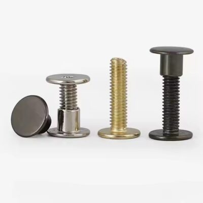 Mini screw-in and rivet brass tags in 4mm, 10mm, 12mm sizes