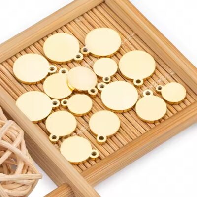 High Polished Stainless Steel Blank Jewelry Tags for Engraving