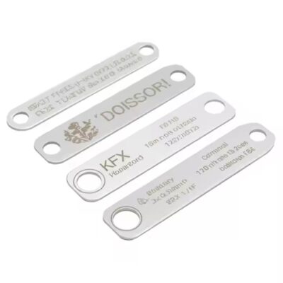 High Precision Laser Engraved Metal Tag for Industrial Labeling