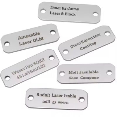 High Precision Laser Engraved Metal Tag for Industrial Labeling