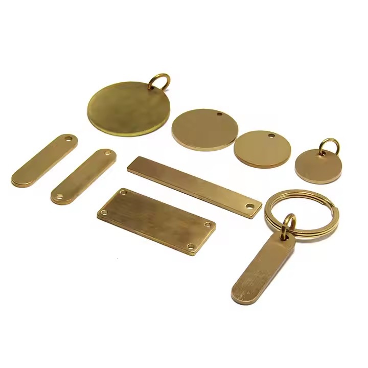 Round Blank Metal Tags for Engraving