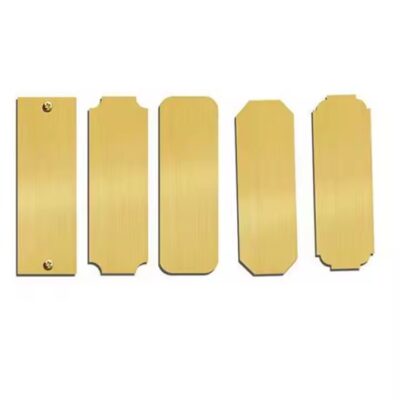 Blank Stainless Steel Tags for Engraving and Industrial Labeling