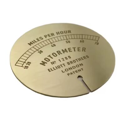 Laser Engraved Stainless Steel Panel Tags with Black Text