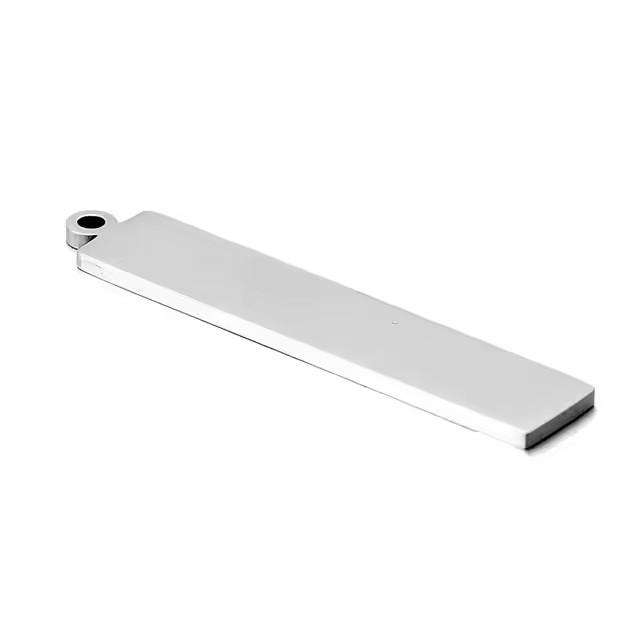 Blank stainless steel rectangular metal tags for engraving and labeling