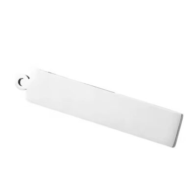 Blank stainless steel rectangular metal tags for engraving and labeling