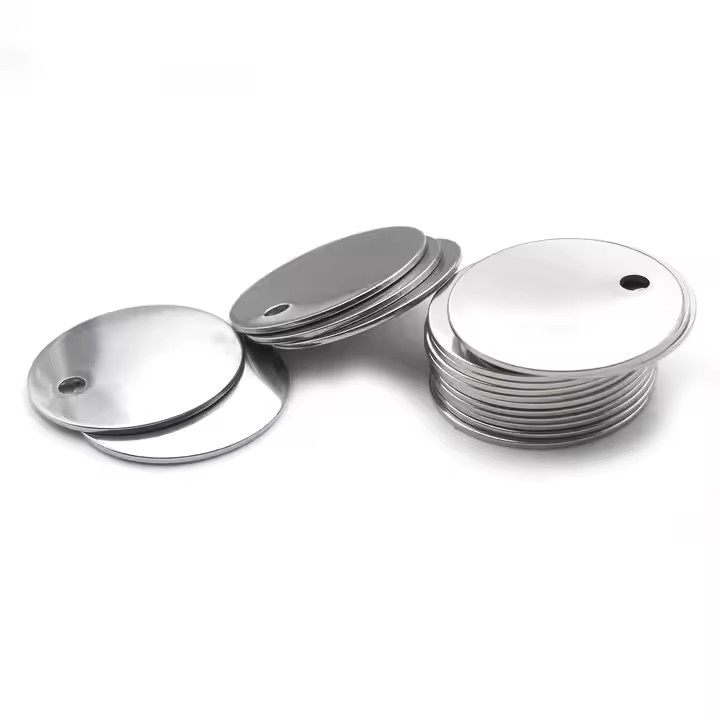 High-quality blank stainless steel tags for engraving