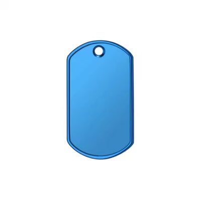 Personalized stainless steel tags with engraved custom logos